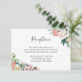 ガーデン素朴フローラ結婚詳細披露宴 エンクロージャーカード (スタンド正面)