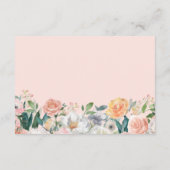 ガーデン素朴フローラ結婚詳細披露宴 エンクロージャーカード (裏面)