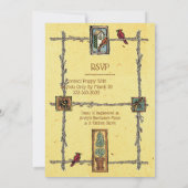 ガーデン素朴ブライダルウェディングシャワー招待状 招待状 (裏面)