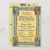 ガーデン素朴ブライダルウェディングシャワー招待状 招待状 (正面/裏面)