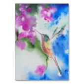 ガーデン結婚ハミングバードのテーブル番号カード テーブルナンバー (裏面)