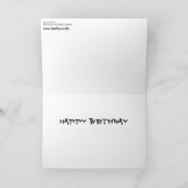 ガーデン絵を描ダンス サンキューカード (内部)