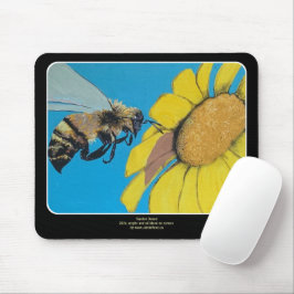 ガーデン絵を描ダンス マウスパッド