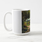ガーデン絵画ズで，モネ有名絵画な コーヒーマグカップ (左)