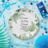 ガーデン緑離れの葬儀 ペーパープレート (パーティー)