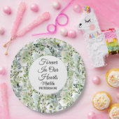 ガーデン緑離れの葬儀 ペーパープレート (パーティー)