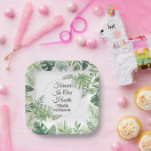 ガーデン緑離れの葬儀 ペーパープレート (パーティー)