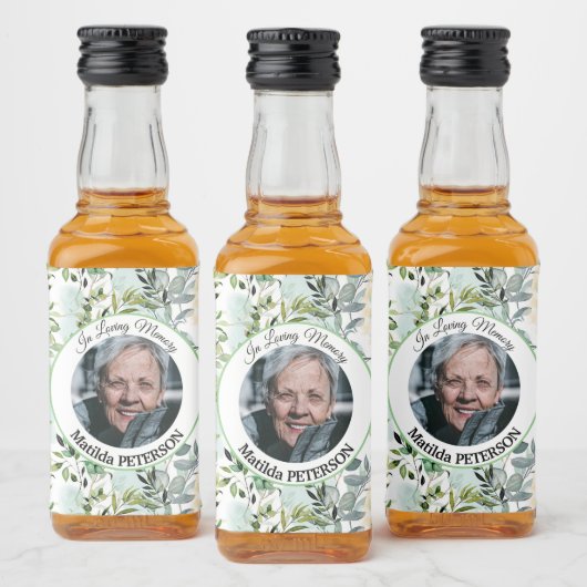 ガーデン緑離れの葬儀 リキュールボトルラベル (ボトル)