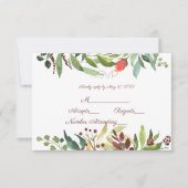 ガーデン縁ど 出欠カード (正面)