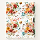 ガーデン花柄 ノートブック (裏面)