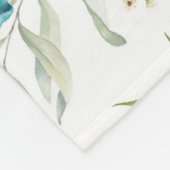 ガーデン花柄 フリースブランケット (角)