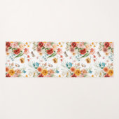 ガーデン花柄 ヨガマット (正面(横))