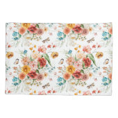 ガーデン花柄 枕カバー (裏面)