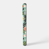 ガーデン花柄 iPhone 15ケース (左側面)
