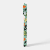 ガーデン花柄 iPhone 15ケース (左側面)