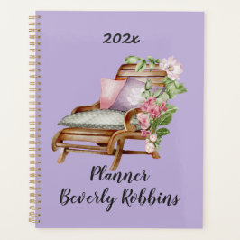 ガーデン花模様パーソナライズされたプランナー プランナー手帳