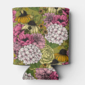 ガーデン花模様2 缶クーラー (裏面)