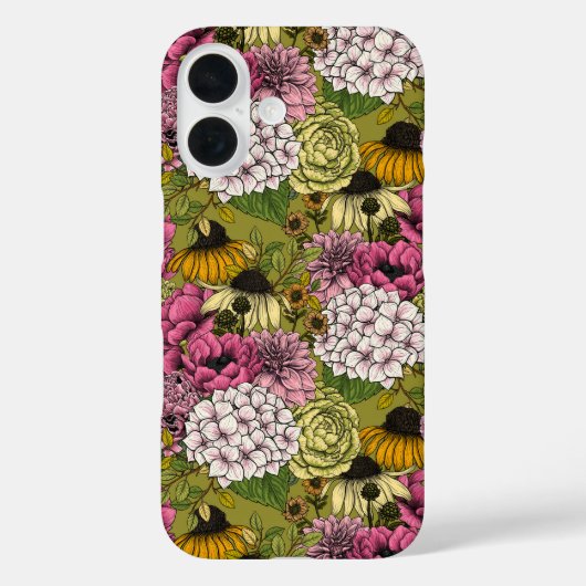 ガーデン花模様2 Case-Mate iPhoneケース (裏面)