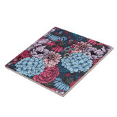 ガーデン花模様 タイル (側面)