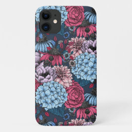 ガーデン花模様 iPhone 11 ケース