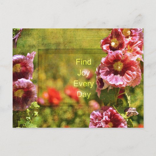 ガーデン葵フローラジョイ ポストカード (正面)