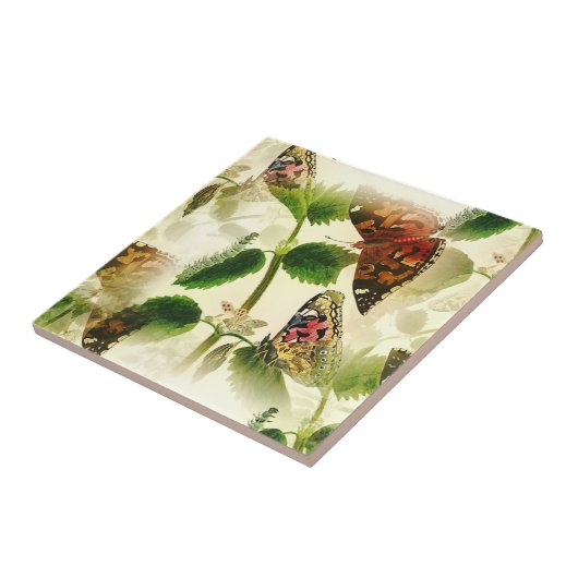 ガーデン蝶 タイル (側面)