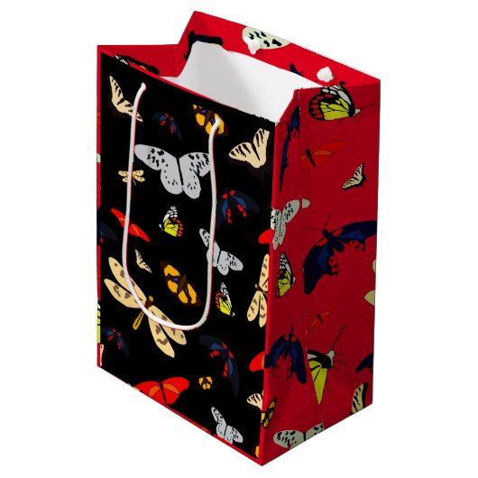 ガーデン蝶 ミディアムペーパーバッグ (正面アングル)