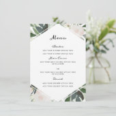 ガーデン赤面メニューカード メニュー (スタンド正面)