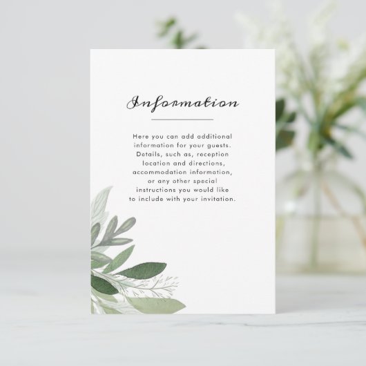 ガーデン赤面情報カード エンクロージャーカード (スタンド正面)