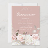 ガーデン赤面&ホワイトフローラキンセアニェラパーティー 招待状 (正面)