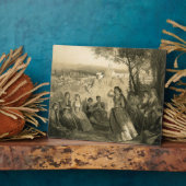 ガーデン近くのティフリス,グルジア,プレート27 from a book フォトプラーク (側面)