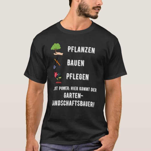 ガーデン造園師 Tシャツ (正面)
