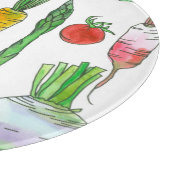 ガーデン野菜アスパラガスビーツニンジン根 カッティングボード (角)