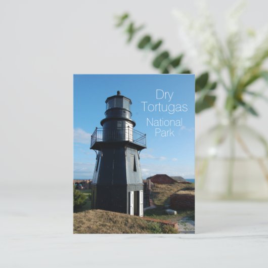 ガーデン鍵ライトドライトルトゥガス国立公園 ポストカード (スタンド正面)