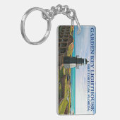 ガーデン鍵ライトハウスドライトルトゥガスフロリダ キーホルダー (正面左)