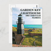 ガーデン鍵ライトハウス、ドライトルトゥガス、FLポストカード ポストカード (正面/裏面)