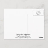 ガーデン鍵ライトハウス、ドライトルトゥガス、FLポストカード ポストカード (裏面)