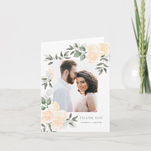 ガーデン開花サンキューカード サンキューカード (正面)