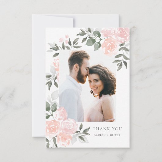 ガーデン開花サンキューカード サンキューカード (正面)