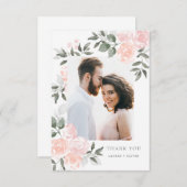 ガーデン開花サンキューカード サンキューカード (正面/裏面)