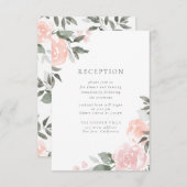 ガーデン開花披露宴挿入カード エンクロージャーカード (正面/裏面)