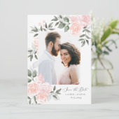 ガーデン開花日付の保存サンキューカード サンキューカード (スタンド正面)