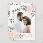 ガーデン開花日付の保存サンキューカード サンキューカード (正面/裏面)