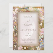 ガーデン開花結婚ズ 招待状 (正面)