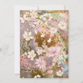 ガーデン開花結婚ズ 招待状 (裏面)