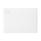 ガーデン開花 ラップアラウンドラベル (正面)