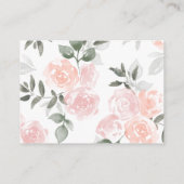 ガーデン開花RSVP by Webサイトの挿入 エンクロージャーカード (裏面)