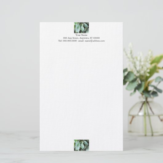 ガーデン離れ文具 便箋 (スタンド正面)