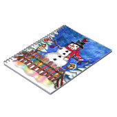 ガーデン雪だるま ノートブック (左側)