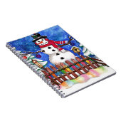 ガーデン雪だるま ノートブック (右側)